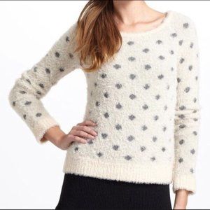 Anthropologie Moth Polka Dot Sweater